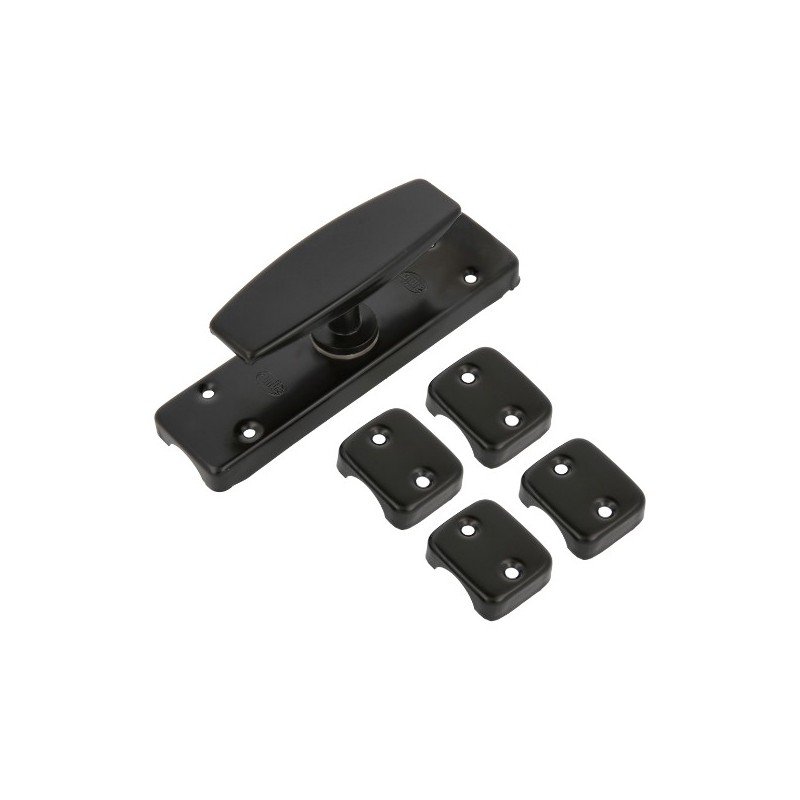 AMIG 20457  
 Falleba 18  
 126 x 32 mm  
 Acero  
 Negro mate