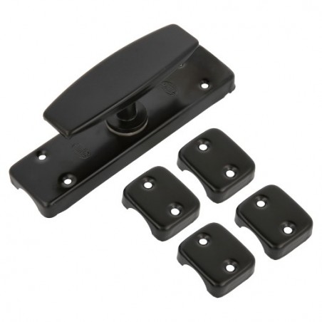 AMIG 20457  
 Falleba 18  
 126 x 32 mm  
 Acero  
 Negro mate