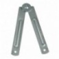 AMIG 20466  
 Bisagra CABALLETE  
 107 x 15 mm  
 Acero  
 Zincado