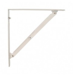 AMIG 2047  
 Palomilla abatible 3  
 400 x 400 mm  
 Acero  
 Blanco