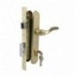 AMIG 20478  
 Kit cerradura madera + manilla 10  
 Latonado barnizado