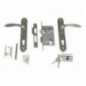 AMIG 20481  
 Kit cerradura + manilla  
 Cromado mate