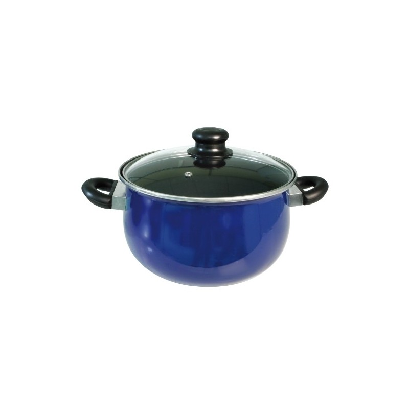 VELTA HOME 20516  
 Olla  
 Ø24 - h 15,7 cm  
 Acero  
 Azul