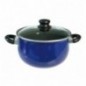VELTA HOME 20516  
 Olla  
 Ø24 - h 15,7 cm  
 Acero  
 Azul