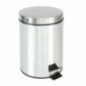 VELTA HOME 20591  
 Cubo de acero inoxidable con pedal BAKO  
 Ø25 x 39 cm  
 Acero inoxidable  
 Satinado
