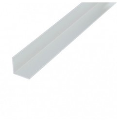 AMIG 20615  
 Ángulo lados iguales aluminio  
 10 x 10 mm  
 Aluminio  
 Blanco