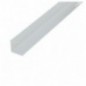 AMIG 20617  
 Ángulo lados iguales aluminio  
 15 x 15 mm  
 Aluminio  
 Blanco
