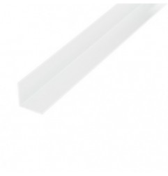 AMIG 20623  
 Ángulo lados iguales aluminio  
 20 x 20 mm  
 Aluminio  
 Blanco
