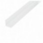 AMIG 20623  
 Ángulo lados iguales aluminio  
 20 x 20 mm  
 Aluminio  
 Blanco