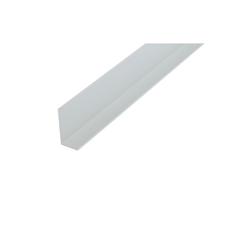 AMIG 20656  
 Ángulo lados desiguales aluminio  
 40 x 20 mm  
 Aluminio  
 Plata