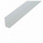 AMIG 20656  
 Ángulo lados desiguales aluminio  
 40 x 20 mm  
 Aluminio  
 Plata