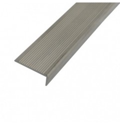 AMIG 20658   Ángulo escalera aluminio   40 x 15 mm   Aluminio   Plata