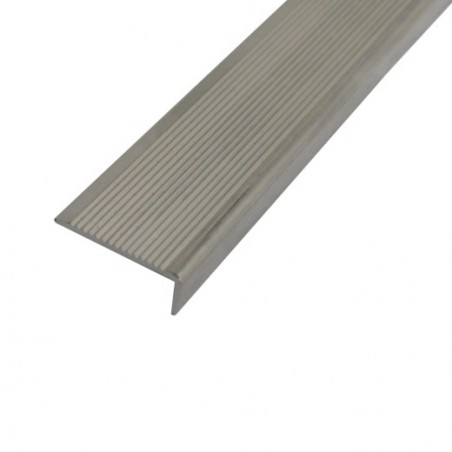 AMIG 20658   Ángulo escalera aluminio   40 x 15 mm   Aluminio   Plata