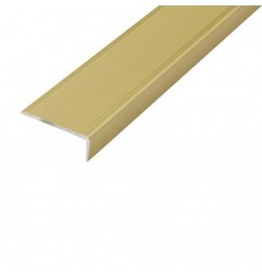 AMIG 20659   Ángulo escalera aluminio   40 x 15 mm   Aluminio   Oro