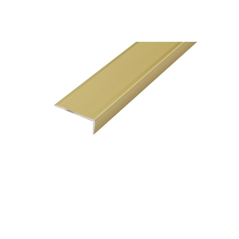 AMIG 20659   Ángulo escalera aluminio   40 x 15 mm   Aluminio   Oro