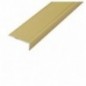 AMIG 20659   Ángulo escalera aluminio   40 x 15 mm   Aluminio   Oro