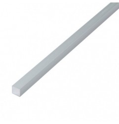 AMIG 20662  
 Barra cuadrada aluminio  
 10 x 10 mm  
 Aluminio  
 Plata
