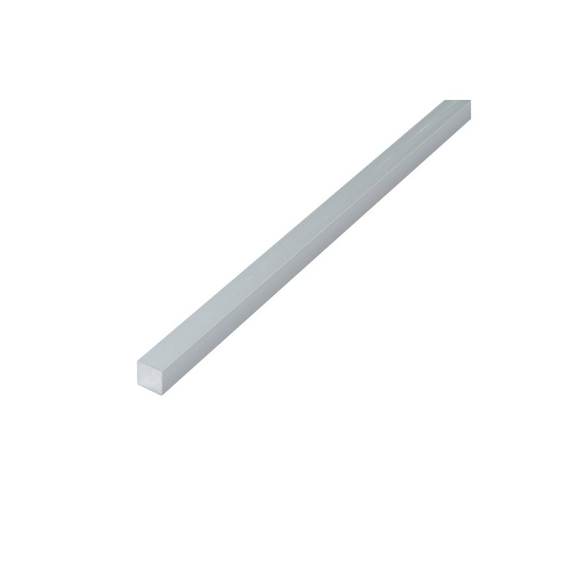 AMIG 20662  
 Barra cuadrada aluminio  
 10 x 10 mm  
 Aluminio  
 Plata