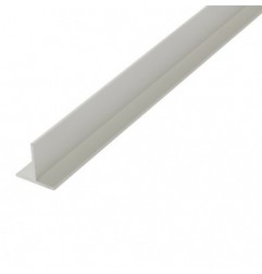 AMIG 20669  
 Perfil en T aluminio  
 15 x 15 mm  
 Aluminio  
 Blanco