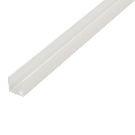 AMIG 20680  
 Perfil en U aluminio  
 10 x 10 mm  
 Aluminio  
 Plata