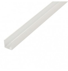 AMIG 20682  
 Perfil en U aluminio  
 10 x 10 mm  
 Aluminio  
 Plata