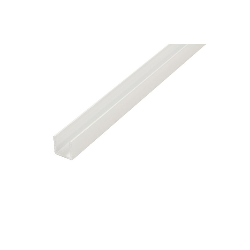 AMIG 20682  
 Perfil en U aluminio  
 10 x 10 mm  
 Aluminio  
 Plata