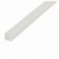 AMIG 20682  
 Perfil en U aluminio  
 10 x 10 mm  
 Aluminio  
 Plata