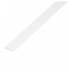 AMIG 20697  
 Pletina aluminio  
 20 x 3 mm  
 Aluminio  
 Blanco