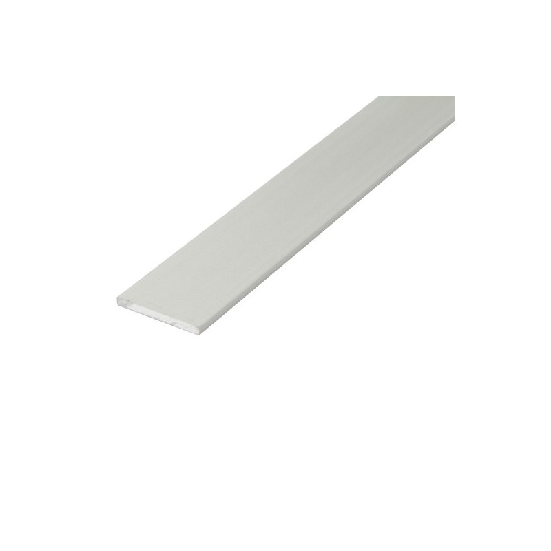AMIG 20704  
 Pletina aluminio  
 40 x 3 mm  
 Aluminio  
 Plata