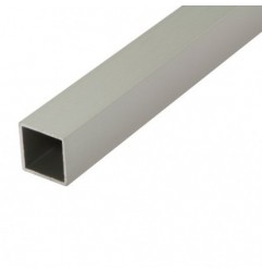 AMIG 20712  
 Tubo cuadrado aluminio  
 20 x 20 mm  
 Aluminio  
 Plata