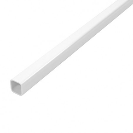 AMIG 20713  
 Tubo cuadrado aluminio  
 20 x 20 mm  
 Aluminio  
 Blanco