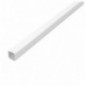 AMIG 20713  
 Tubo cuadrado aluminio  
 20 x 20 mm  
 Aluminio  
 Blanco