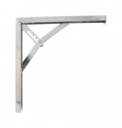 AMIG 2080  
 Palomilla abatible 8  
 400 mm (16'')  
 Acero  
 Cromado