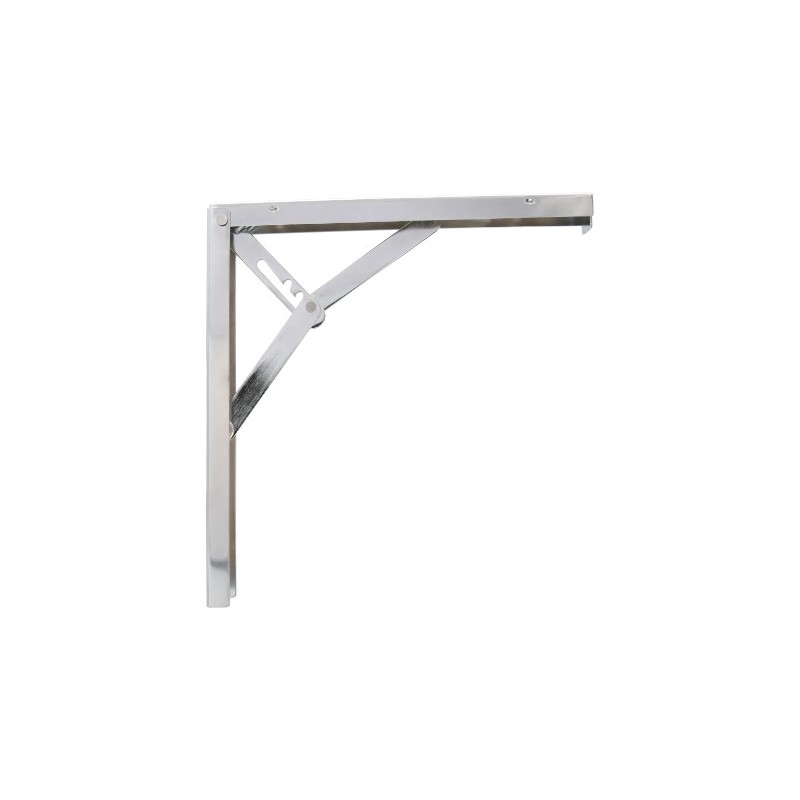 AMIG 2080  
 Palomilla abatible 8  
 400 mm (16'')  
 Acero  
 Cromado
