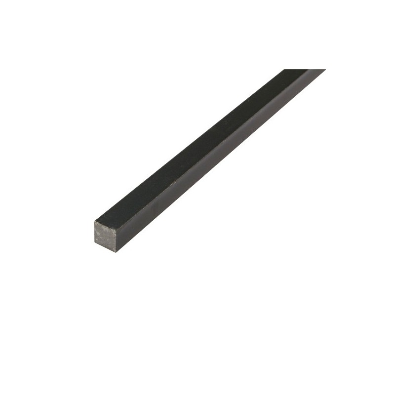 AMIG 20818  
 Barra cuadrada hierro L.C.  
 12 x 12 mm  
 Hierro  
 Lacado