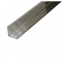 AMIG 20845  
 Ángulo lados iguales acero inox 18/8  
 15 x 15 mm  
 Acero inoxidable 18/8  
 Brillo