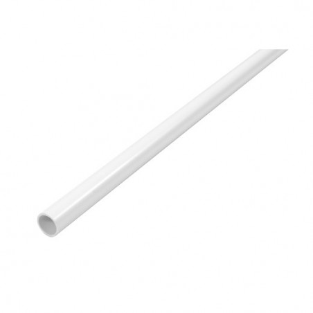 AMIG 20886  
 Tubo redondo PVC  
 Ø16 mm  
 PVC  
 Blanco
