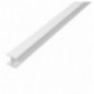 AMIG 20888   Unión H lados iguales PVC   17 x 4 mm   PVC   Blanco