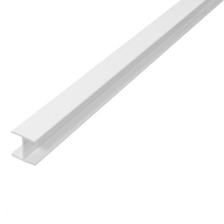 AMIG 20892   Unión H lados iguales PVC   20 x 19 mm   PVC   Blanco
