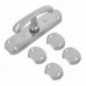 AMIG 21006  
 Falleba LOLA  
 150 x 38 mm  
 Zamak  
 Cromado mate