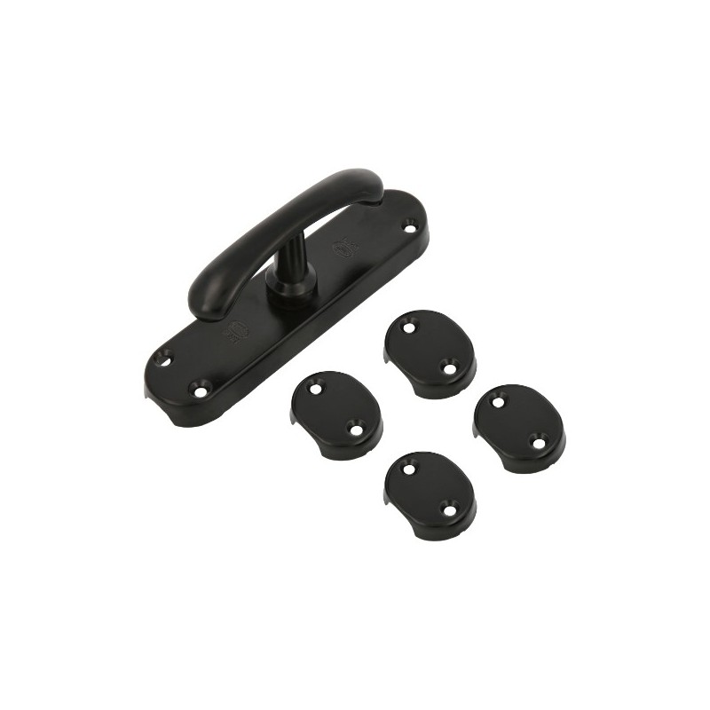 AMIG 21007  
 Falleba LOLA  
 150 x 38 mm  
 Zamak  
 Negro mate