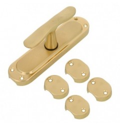AMIG 21008  
 Falleba AIURI  
 164 x 41 mm  
 Zamak  
 Latonado barnizado
