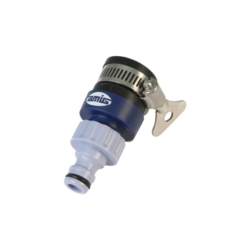 AMIG 21043  
 Adaptador grifo PLUS  
 ABS + goma  
 Morado
