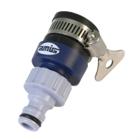 AMIG 21043  
 Adaptador grifo PLUS  
 ABS + goma  
 Morado