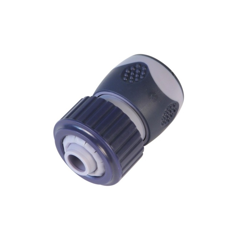 AMIG 21048  
 Empalme rápido manguera PLUS  
 3/4''  
 ABS + goma  
 Morado