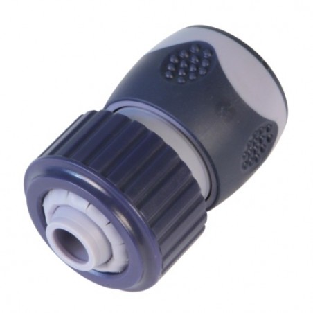 AMIG 21048  
 Empalme rápido manguera PLUS  
 3/4''  
 ABS + goma  
 Morado