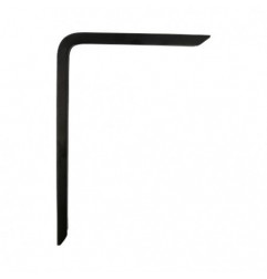 AMIG 21092  
 Palomilla 4 PLUS  
 250 x 150 mm (10'' x 6'')  
 Aluminio  
 Negro