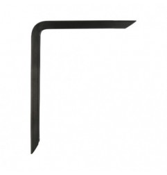 AMIG 21107  
 Palomilla 4 PLUS  
 200 x 150 mm (8'' x 6'')  
 Aluminio  
 Negro