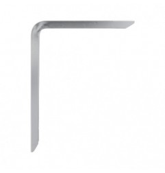 AMIG 21108  
 Palomilla 4 PLUS  
 200 x 150 mm (8'' x 6'')  
 Aluminio  
 Plata