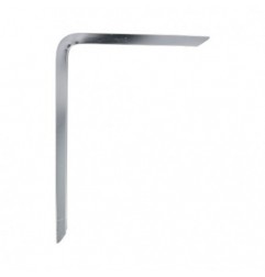 AMIG 21111  
 Palomilla 4 PLUS  
 250 x 150 mm (10'' x 6'')  
 Aluminio  
 Plata